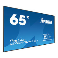 iiyama ProLite Serie Bedienungsanleitung