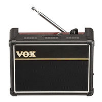 Vox AC30 Radio Bedienungsanleitung