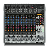 Behringer XENYX QX2442USB Bedienungsanleitung