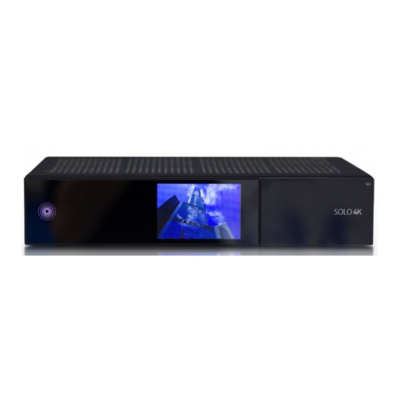 Vu+ Solo 4K Handbücher