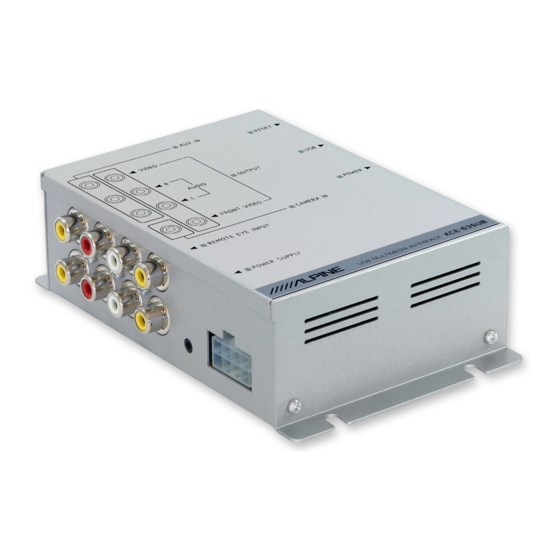 Alpine KCE-635UB Handbücher