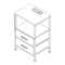 Möbel Costway JZ10368-1 Bedienungsanleitung