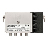 Wisi HOME LINE VX 45 R 3830 Betriebsanleitung
