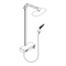 Badausstattung und Badeinrichtung HANSGROHE Raindance Select E 300 2jet EcoSmart Showerpipe 27283000 Gebrauchsanleitung, Montageanleitung