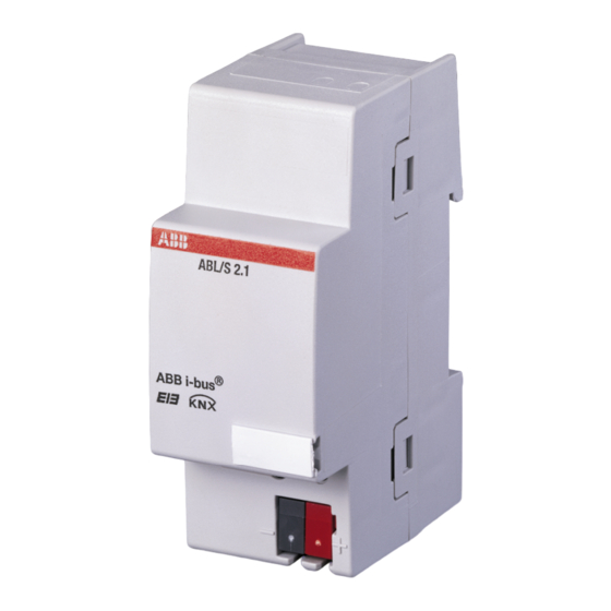 ABB Logik ABL/S 2.1 Handbücher