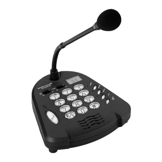 Monacor ECM-550DM Handbücher