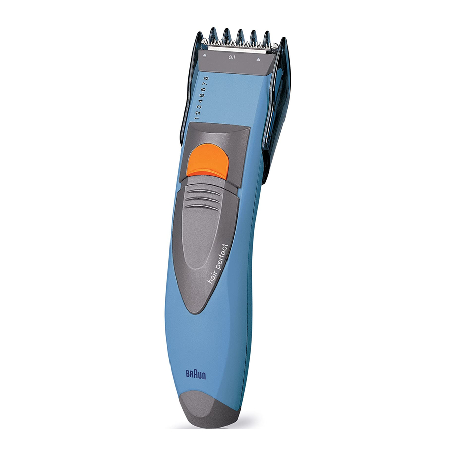 Braun HC 50 Handbücher