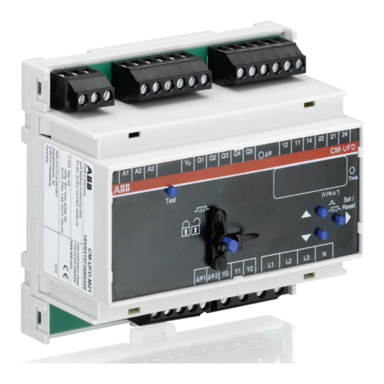 abb CM-UFD.M21 Handbücher