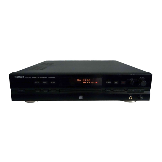Yamaha CDR-S1000 Handbücher