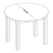 Tische finori Coburg COG10/137 Bedienungsanleitung