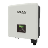 Solax Power X3-Hybrid Serie Benutzerhandbuch