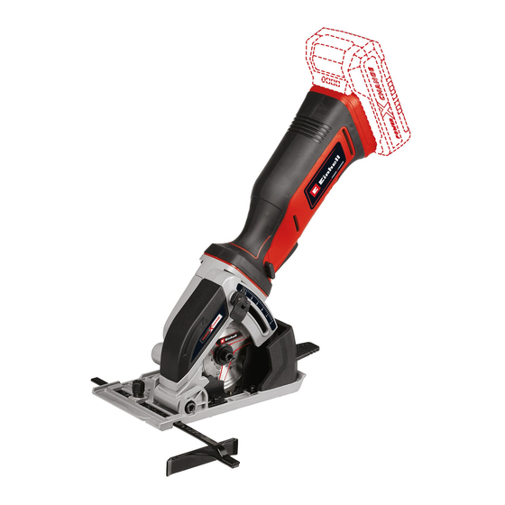 EINHELL TE-CS 18/89 Li Handbücher