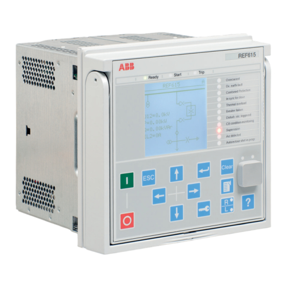 ABB REF615 Handbücher