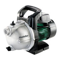 Metabo P 2000 G Originalbetriebsanleitung
