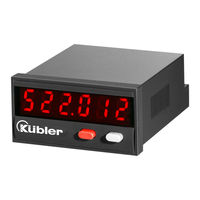 Kübler Codix 522 Bedienungsanleitung