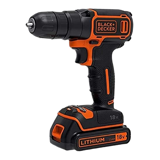 Black & Decker BDCD18 Handbücher