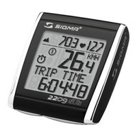 Sigma Sport BC 2209 MHR STS Bedienungsanleitung