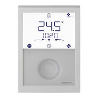 Siemens RDG260T Serie Bedienungsanleitung