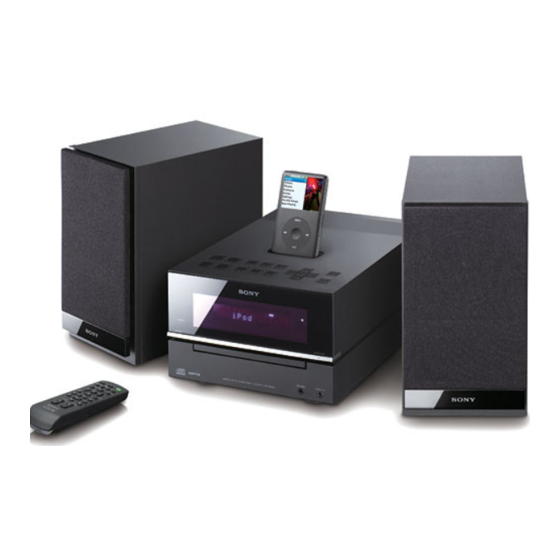 Sony CMT-BX20I Handbücher