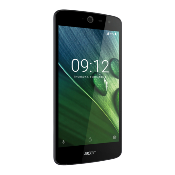 Acer Liquid Zest 4G Handbücher