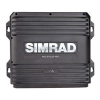 Simrad NSO evo3S MPU Installationshandbuch