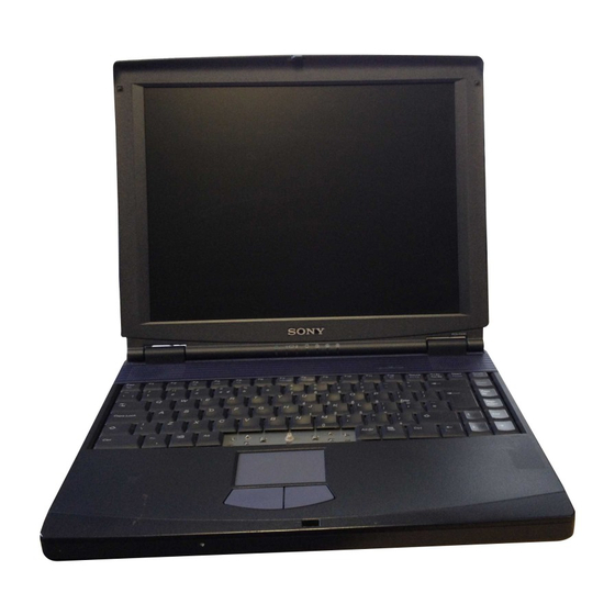 Sony PCG-FX202 Handbücher