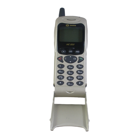 Sagem 950 Handbücher
