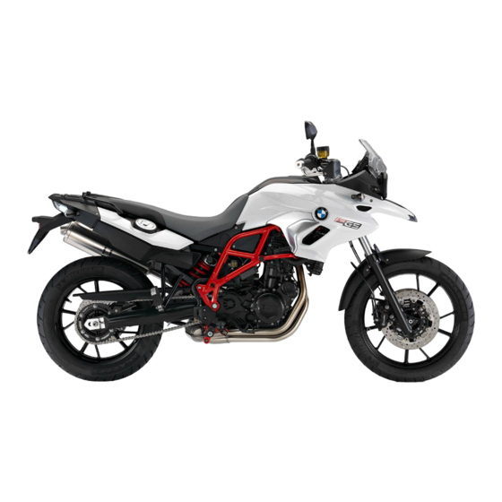 BMW Motorrad F 700 GS 2015 Handbücher