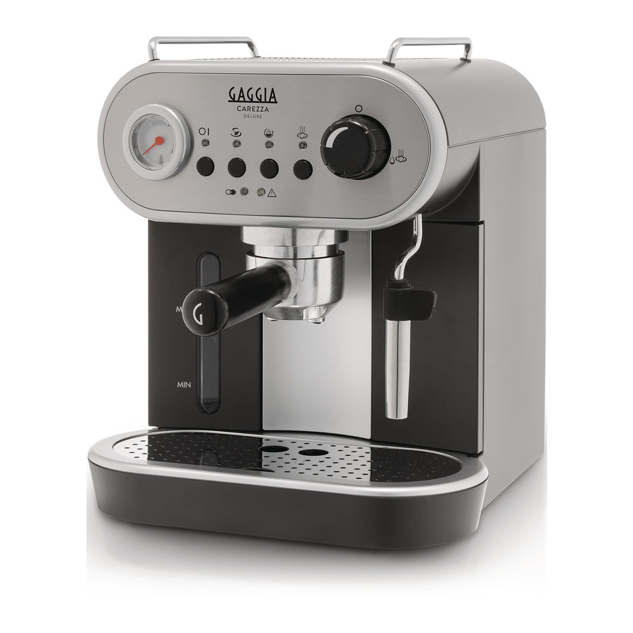 Gaggia Milano CAREZZA RI8525 Handbücher