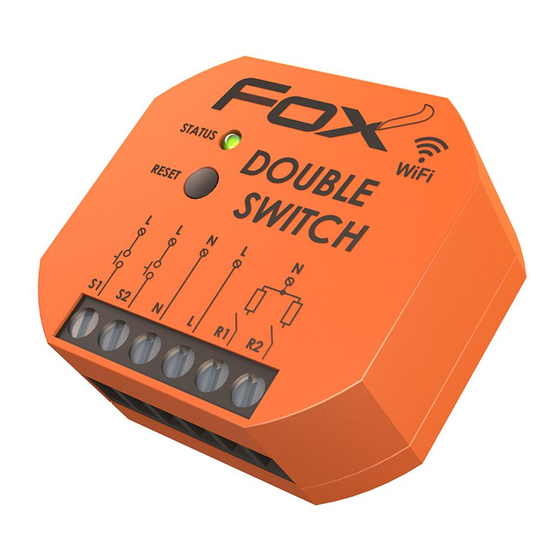 F&F FOX DOUBLE SWITCH Wi-R2S2-P Handbücher