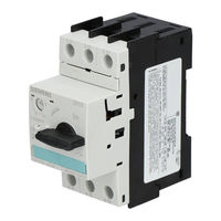 Siemens 3RV1.2 Betriebsanleitung