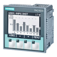 Siemens SENTRON PAC4200 Betriebsanleitung