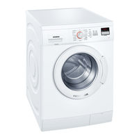 Siemens iQ300 WM14E290 Gebrauchs- Und Aufstellanleitung