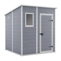 Keter Manor pent 6x6 Gebrauchsanleitung