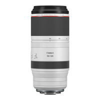 Canon RF 100-500mm F4.5-7.1 L IS USM Bedienungsanleitung