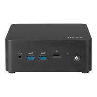 MSI Cubi NUC 13MQ Benutzerhandbuch