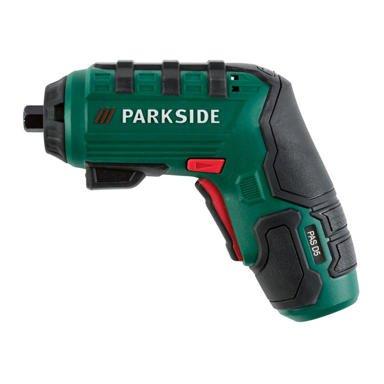 Parkside PAS D5 Handbücher