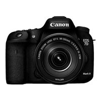 Canon EOS 7D Mark II Kurzanleitung