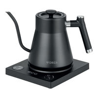 Ecg FORZA 8000 Pour Over Nero Bedienungsanleitung
