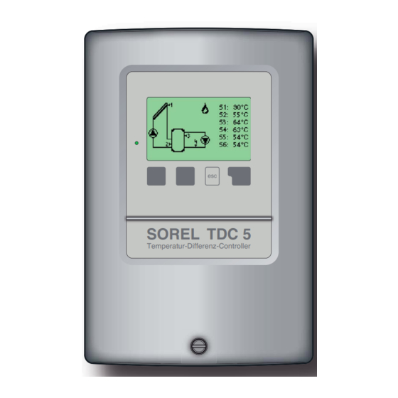Sorel TDC 5A Handbücher