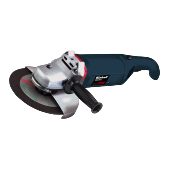 EINHELL Global WS-G 230 E Handbücher