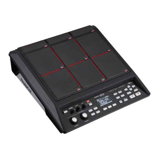 Roland SPD-SX Handbücher