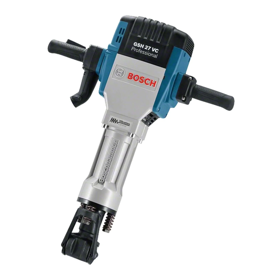 Bosch GSH 27 PROFESSIONAL Handbücher