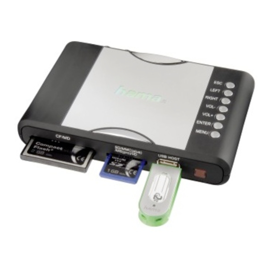 Hama Photo Player HDTV 1080i Handbücher