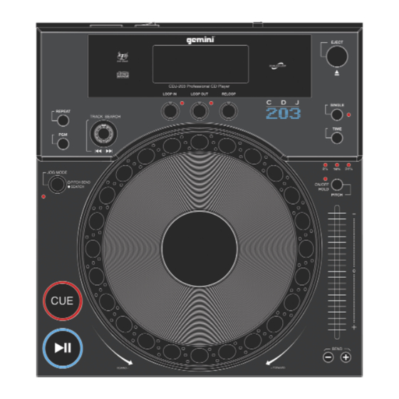 Gemini CDJ-15 Handbücher