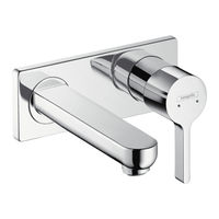 Hansgrohe Metris serie Gebrauchsanleitung, Montageanleitung