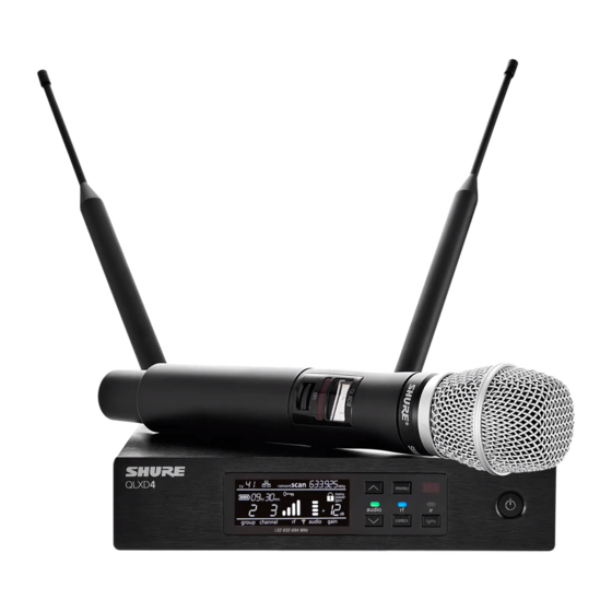 Shure QLX-D Handbücher