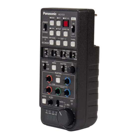 Panasonic AG-EC4G Handbücher