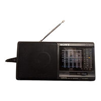 Sony icf-sw600 Bedienungsanleitung