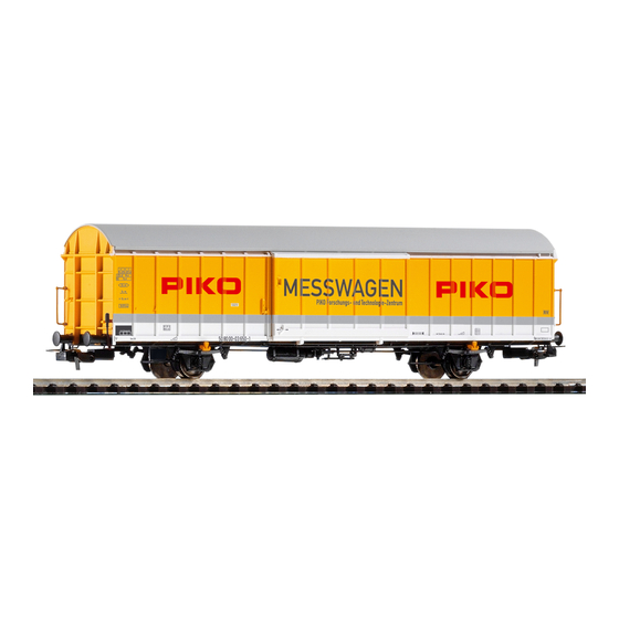 PIKO H0 MESSWAGEN Handbücher